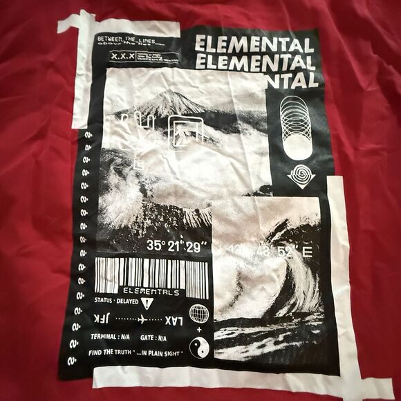 Brooklyn Clothing Jacket Mens M Red Lightweight Hoodie Streetwear Tokyo - Picture 12 of 12